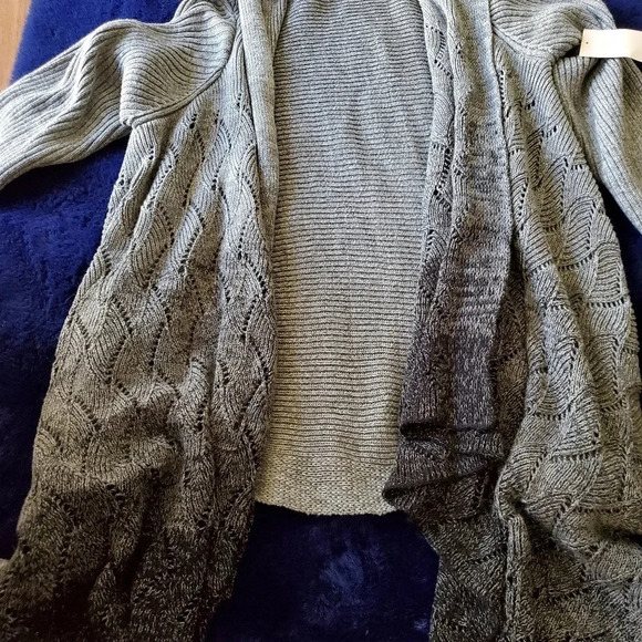 Coldwater creek marled cascade cardigan - Picture 3 of 6